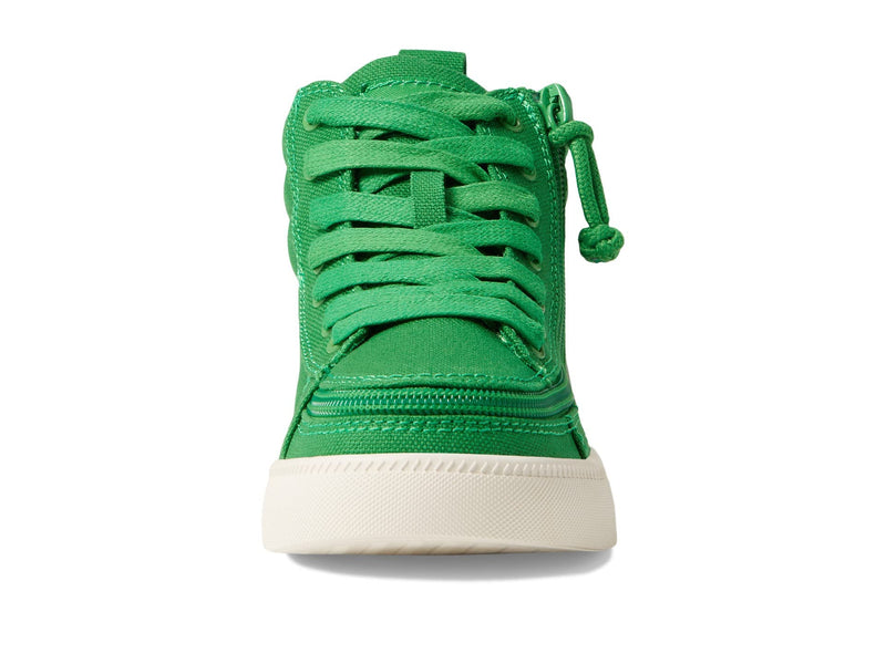 BILLY Kids' CS High-Top Sneakers - Green/White, Size 7 Wide