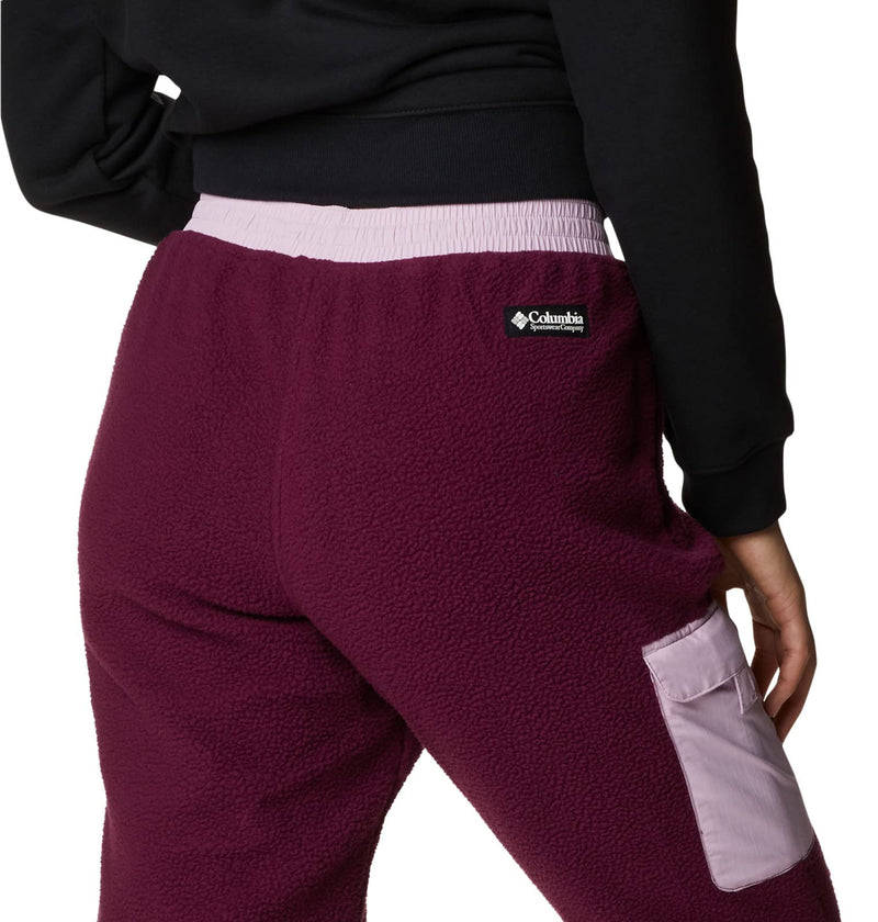 Columbia Echo Hills Sherpa Jogger Pants XSmall Marionberry/Aura