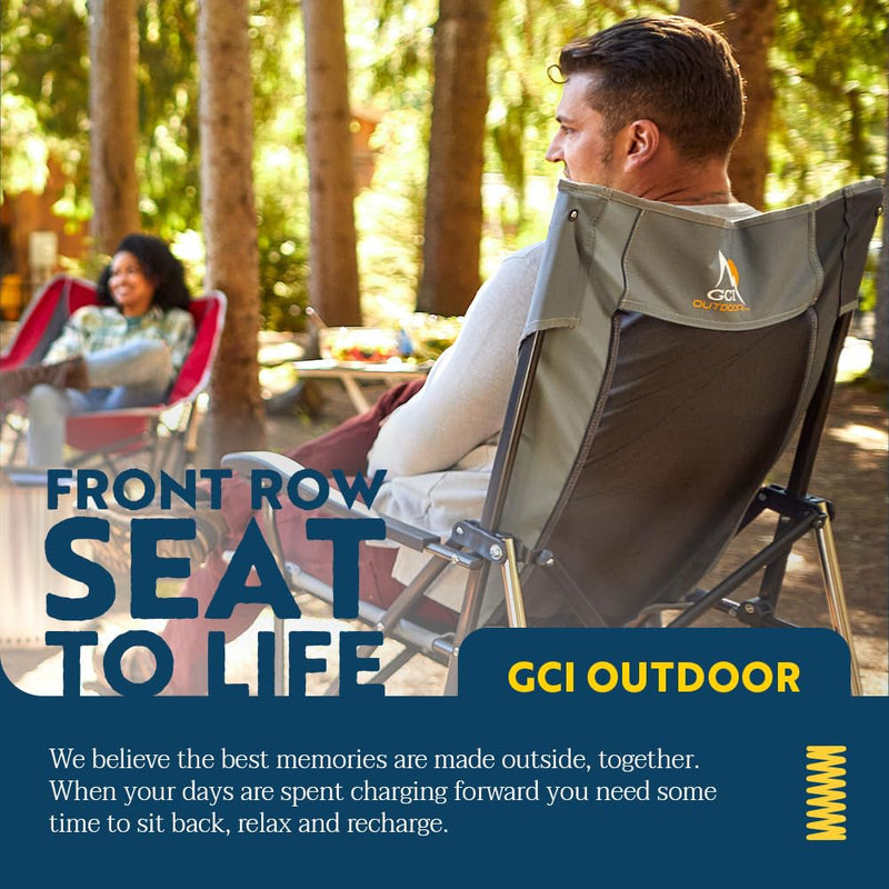 Portable GCI Outdoor RoadTrip Rocker Chair - Indigo Blue