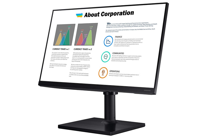 Samsung 22-Inch FT45 FHD Monitor with Adjustable Stand