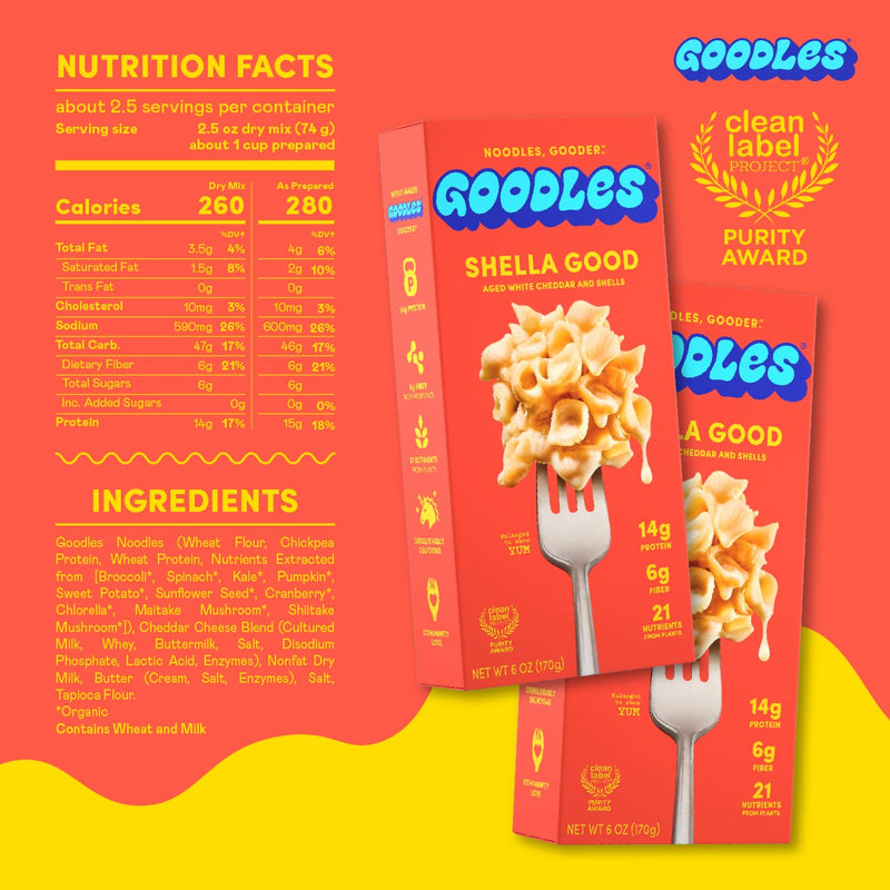 Goodles Shella Good Mac and Cheese 6 Ounce Pack