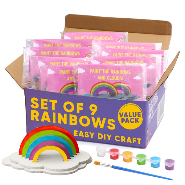 Crafty Happitoys Rainbow Painting Set Party Favors Stocking Stuffers & Prizes