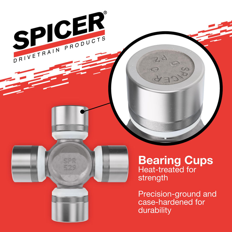 Spicer 5-7166X U-Joint Kit 1350WJ Series, 1.188" Cup Size