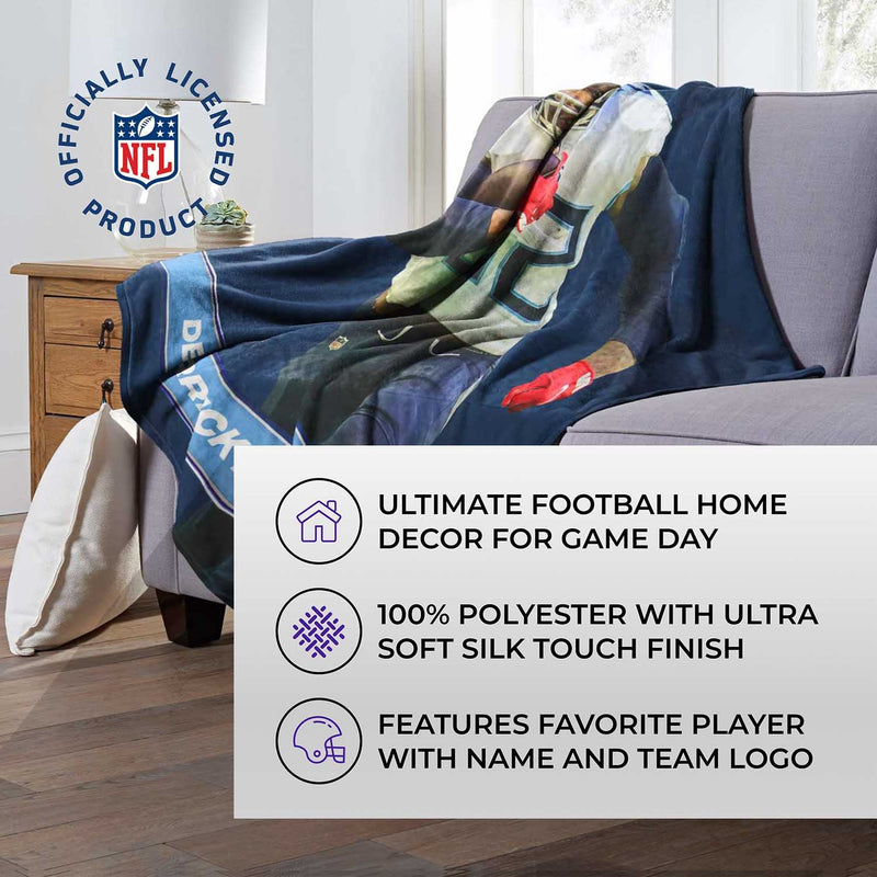 Tennessee Titans Hi-Def Silk Touch Blanket 50x60