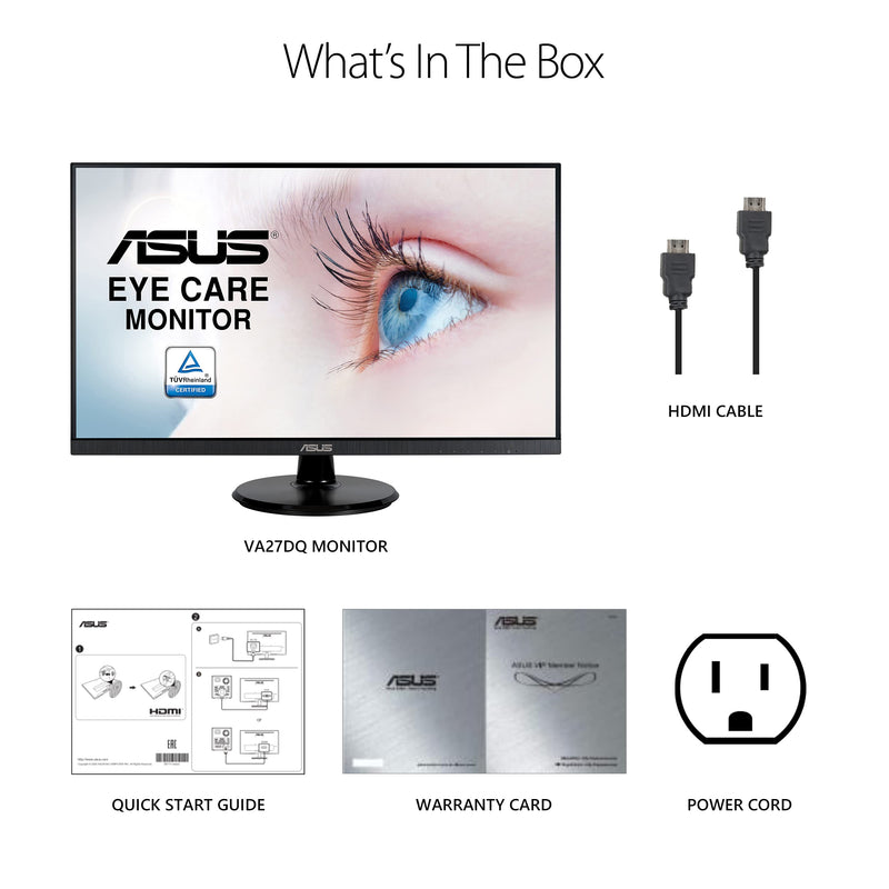 ASUS 27” Full HD IPS 75Hz Monitor with Speakers and Adaptive-Sync