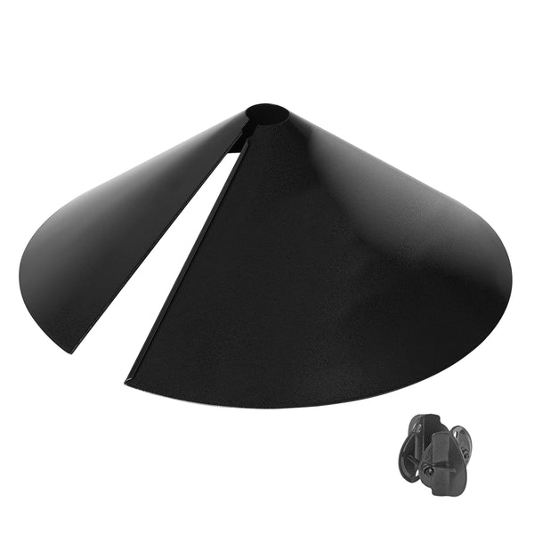 18-Inch Metal Squirrel Baffle for Bird Feeders