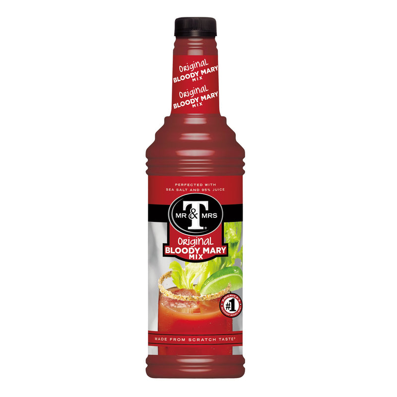 Mr & Mrs T Spicy Bloody Mary Mix 33.81 Fl Oz Bottle