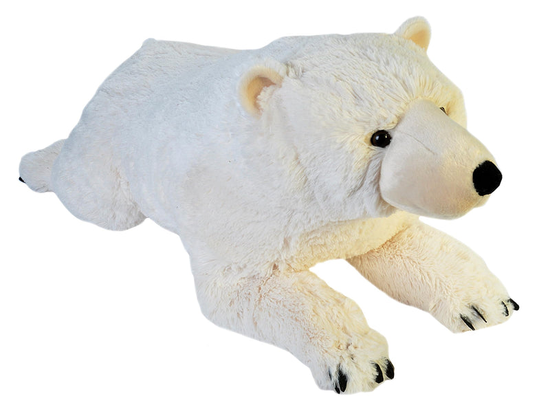 Wild Republic Giant Polar Bear Plush Toy for Kids - 30 Inches