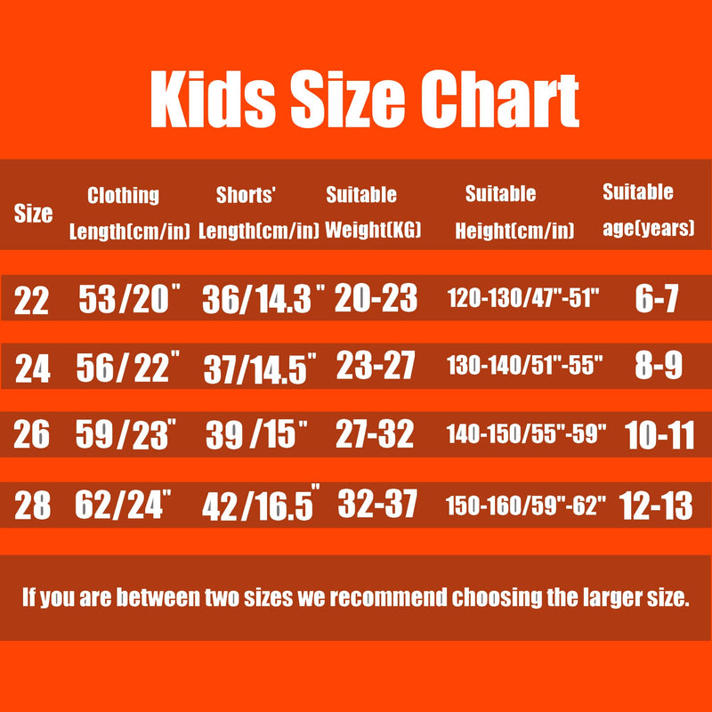 Boys Girls lightweight Basketball Tank Top + Track Shorts + Stockings Style-A Size-26