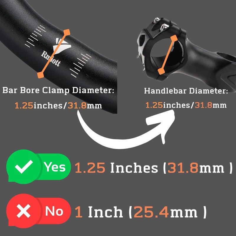 Rmiott 720mm MTB Handlebar Riser - Aluminum Alloy