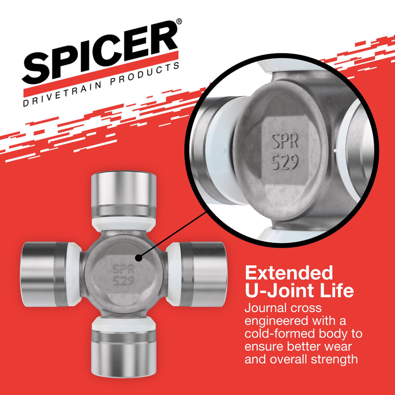 Spicer 5-7166X U-Joint Kit 1350WJ Series, 1.188" Cup Size