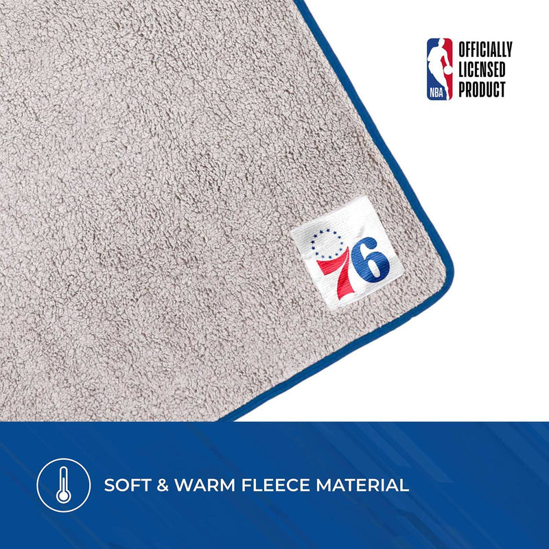 Philadelphia 76ers Sherpa Throw Blanket 60" x 50"