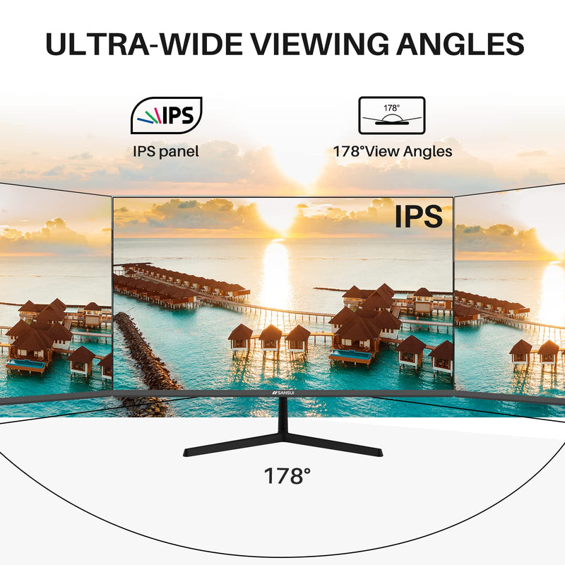 Sansui 24 Inch 100hz Ips Monitor Fhd 1080p With Usb Type C and Hdmi