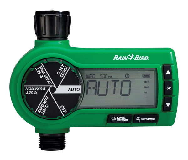 Rain Bird Digital Garden Hose Timer - Easy Program & Large Display