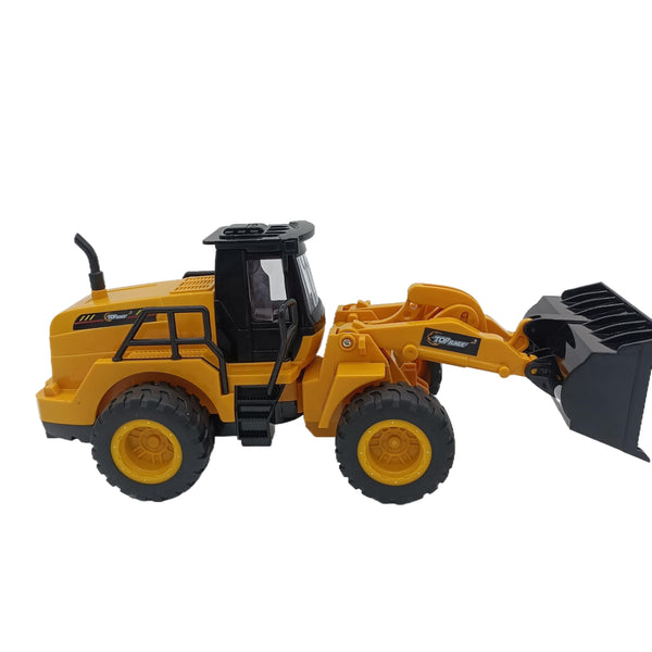 Top Race 8-Inch RC Front Loader Truck for Kids with 5-Channel Remote Control