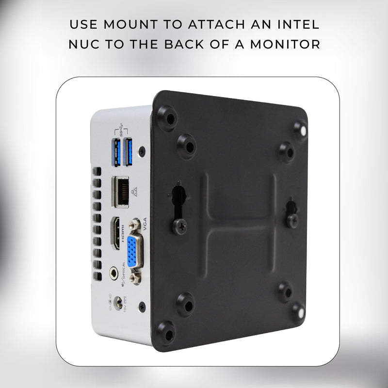 VESA Mount Kit for Intel NUC Fits Most Standard VESA Patterns