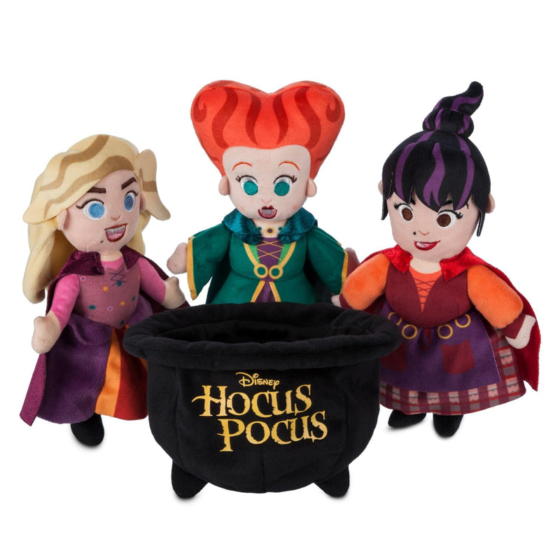 Disney Hocus Pocus Sanderson Sisters Halloween Plush Set