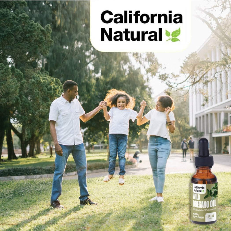 California Natural Wild Oregano Oil 1oz Immune & Digestive Support 70% Carvacrol