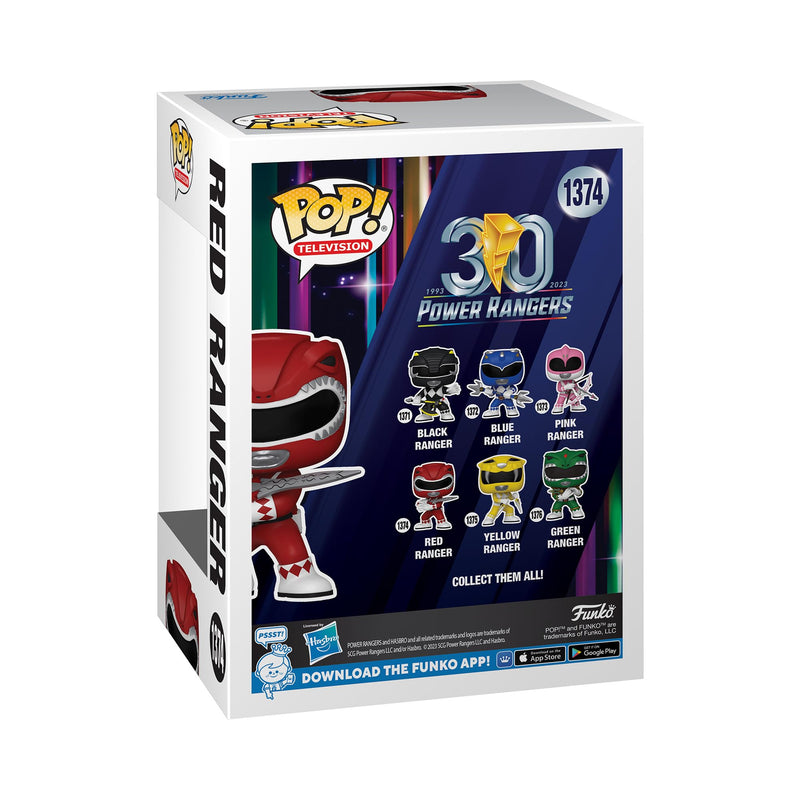 Funko Pop TV Mighty Morphin Power Rangers Red Ranger Figure