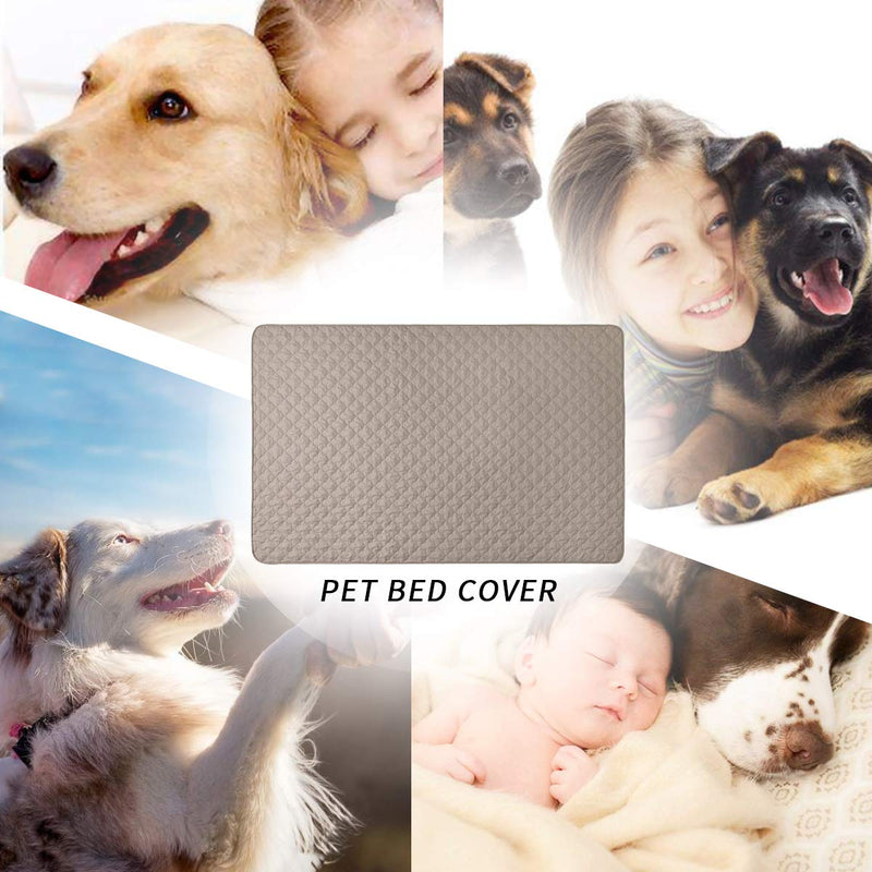 Waterproof Reversible Dog Blanket Furniture Protector 68x82 Beige Sand