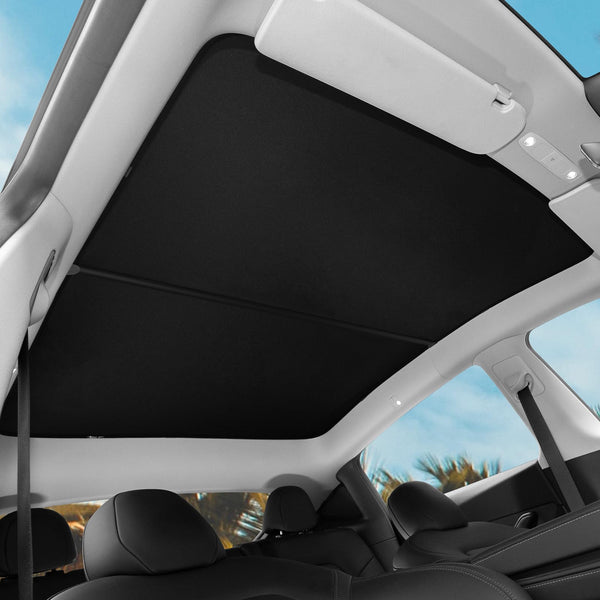 Tesla Model Y Glass Roof Sunshade Set, 2020-2024, Black (Set of 4)