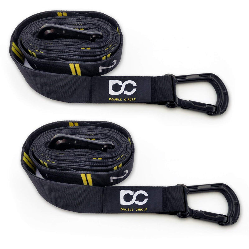 Quick Adjust Gymnastic Ring Straps with Carabiners and Video Guide