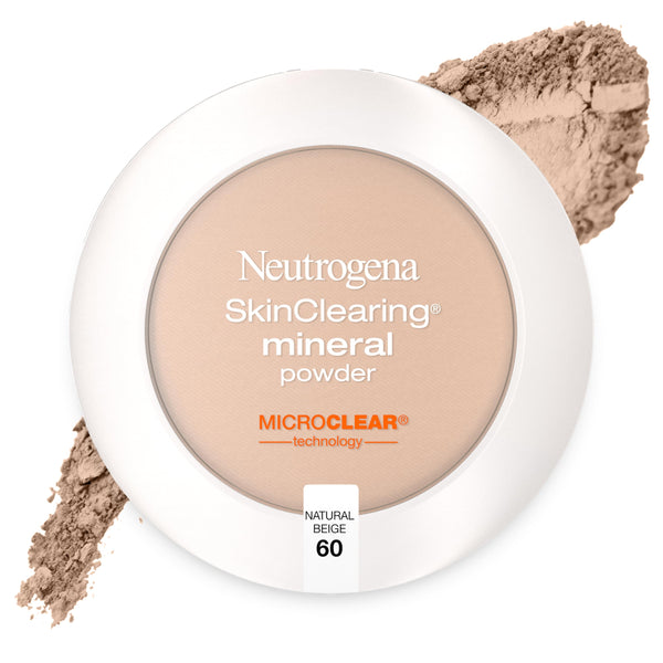 Neutrogena Skin Clearing Mineral Acne Concealing Powder Natural Beige 2 Pack