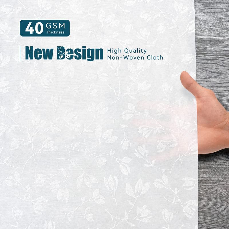 Ezlucky Aisle Runner For Wedding Ceremony 3x100 Ft White Olive Branch Scroll Pattern Pull String Included Perfect For Wedding Parties Christmas Decor Indoor & Outdoor Use 40gsm Thickness