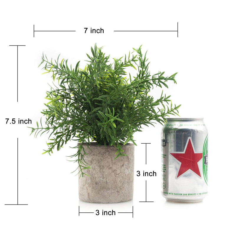 Velener Artificial Rosemary Potted Plant - Decorative Greenery