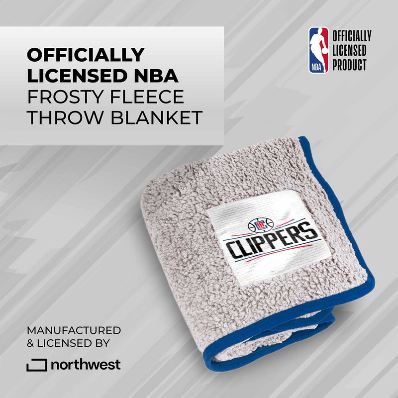 Los Angeles Clippers Sherpa Throw Blanket - 60" x 50"