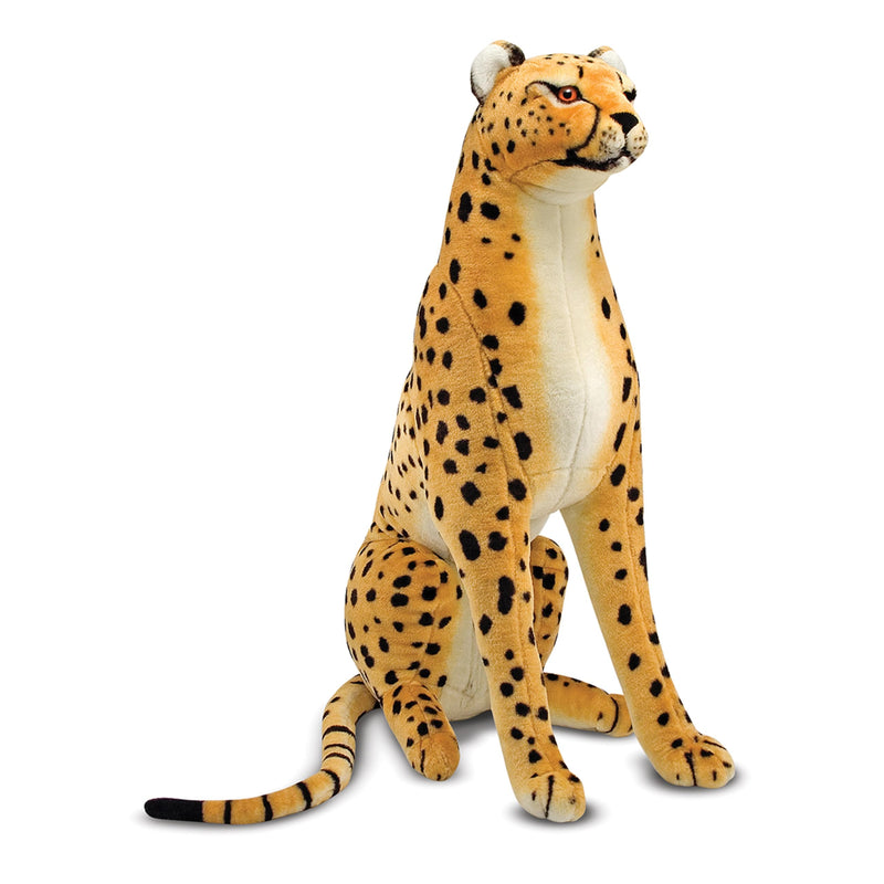 Melissa & Doug Giant Cheetah Lifelike Plush Toy Nearly 3 Feet Tall