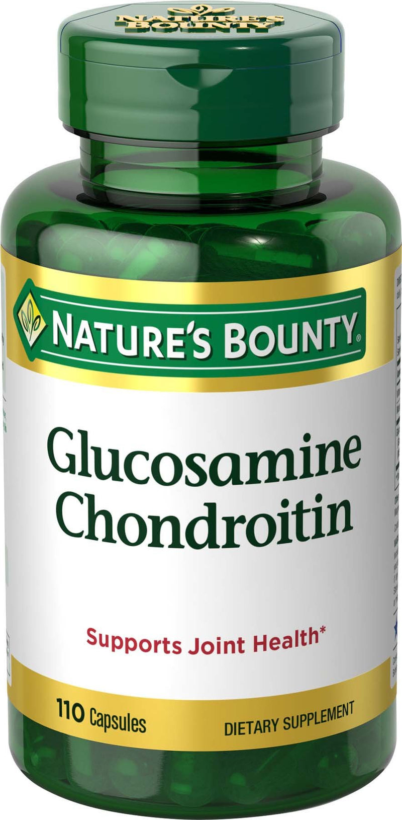 Nature's Bounty Glucosamine Chondroitin Joint Health Supplement 110 Capsules