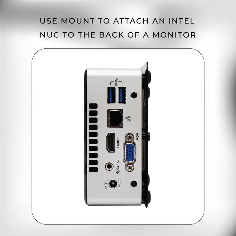 VESA Mount Kit for Intel NUC Fits Most Standard VESA Patterns