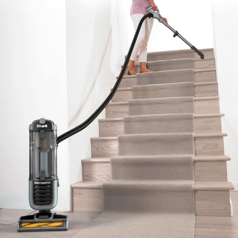 Shark ZU62 Navigator Zero-M Self-Cleaning Pet Pro Upright Vacuum, Pewter Grey