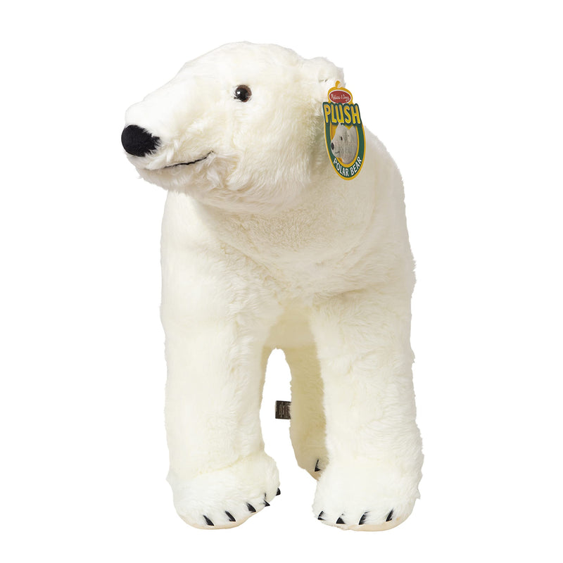 Melissa & Doug Giant Polar Bear Plush Toy - 34" Realistic Stuffed Animal