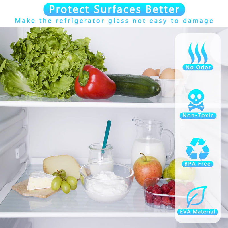 Non-Adhesive Waterproof Shelf Liner for Cabinets and Fridge