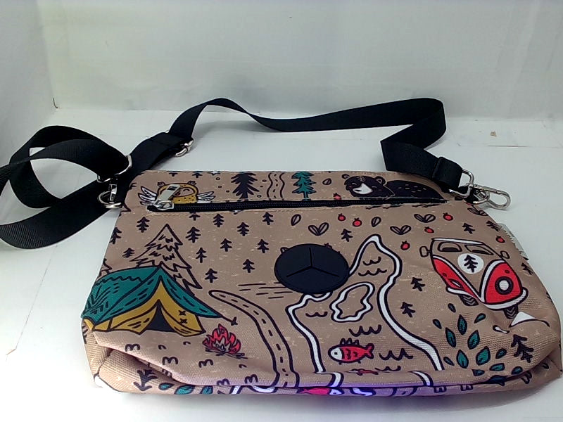 Nature Themed Diaper Clutch Bag with Wipe Holder