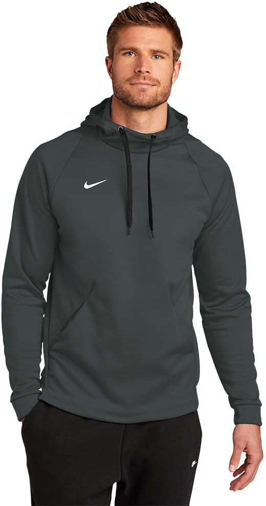 Men's Nike Therma Pullover Hoodie Color Anthracite Size Large