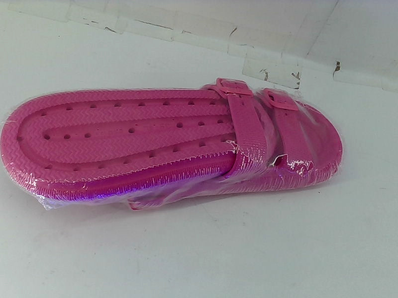 Cushionaire Hot Pink Adjustable Sandals Size 39-40