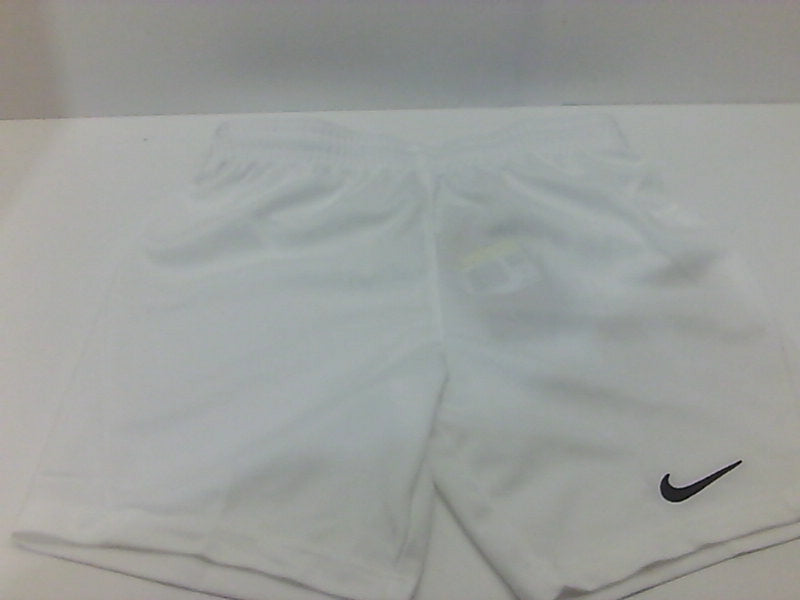 Nike Youth Dri-FIT Park III Shorts White Small