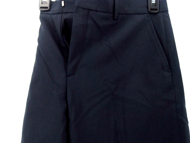 Lafaurie Mens Berto Pants Regular Zipper Dress Pants Size 44 Navy Blue