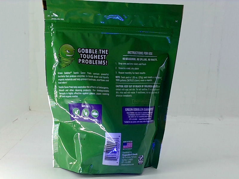 Green Gobbler Septic Saver Pods 6 Month Supply