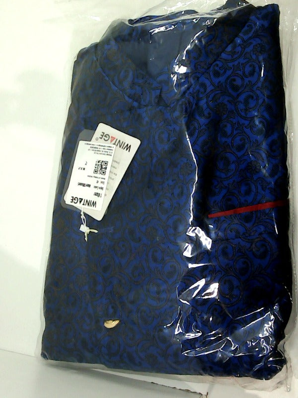 Wintage Online Mens Casual Bandhgala Jodhpuri Suit Color Navy Blue Size 42