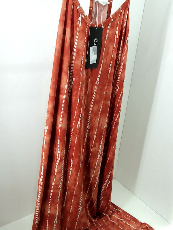 Capella Women's Orange Maxi Dress Size 3XLarge