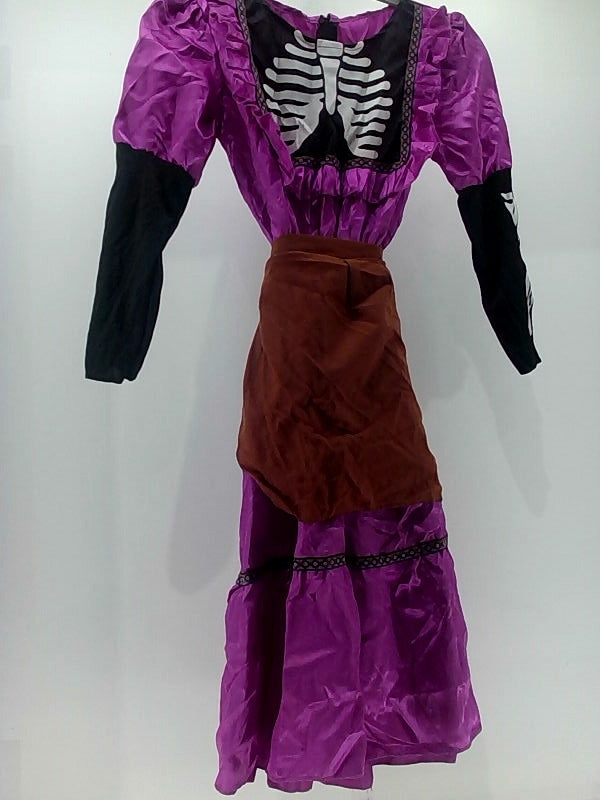 Kids Skeleton Costume Dress Large