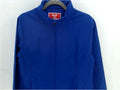 Team 365 Womens Jacket Loose Fit Zipper Casual Jacket Color Blue Size Large