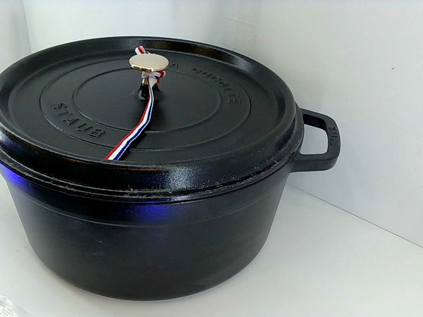 Staub Round Black Cast Iron Cocotte 4QT Home Accessory