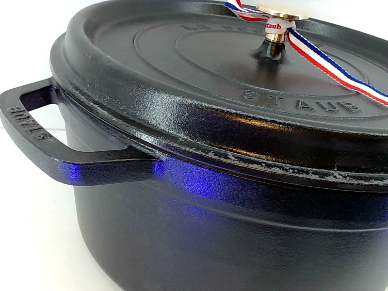 Staub Round Black Cast Iron Cocotte 4QT Home Accessory