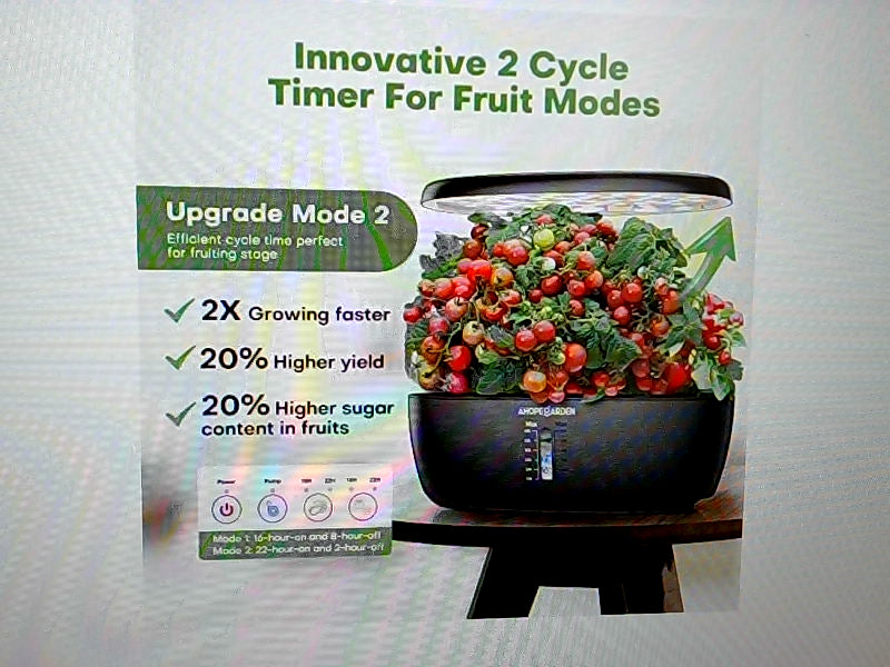 Ahopegarden Intelligent Indoor Planter With Led Grow Light