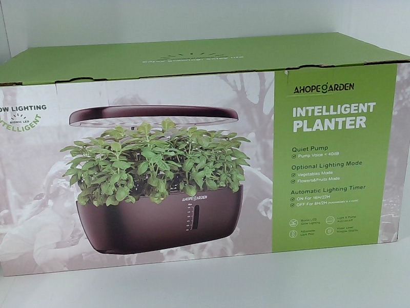 Ahopegarden Intelligent Indoor Planter With Led Grow Light